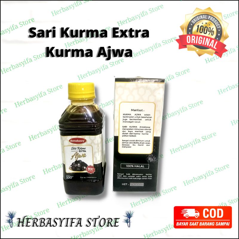 Sari Kurma Extra Kurma Ajwa Annabawy Original