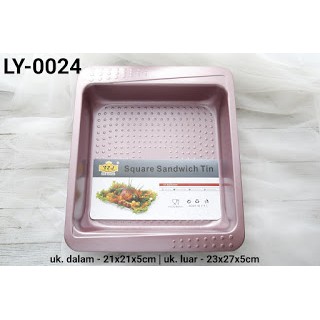 LY-0024 Loyang teflon anti lengket kotak