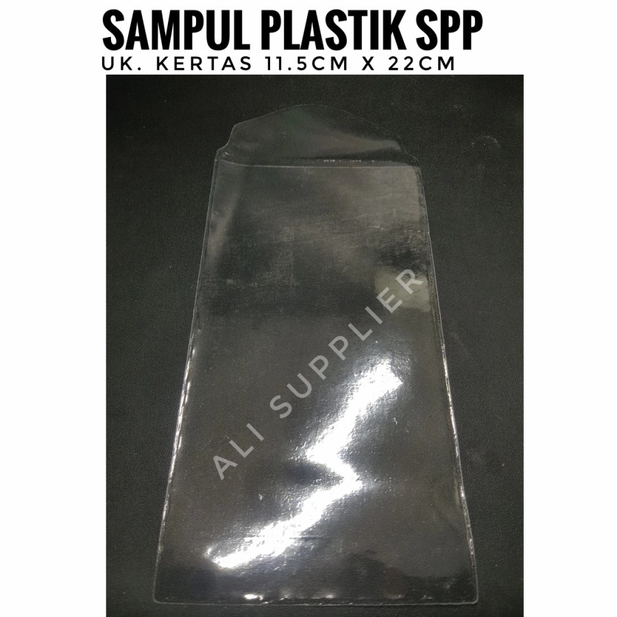 SAMPUL PLASTIK MIKA SPP TEBAL PELINDUNG KERTAS DOKUMEN MURAH 11,5x22cm