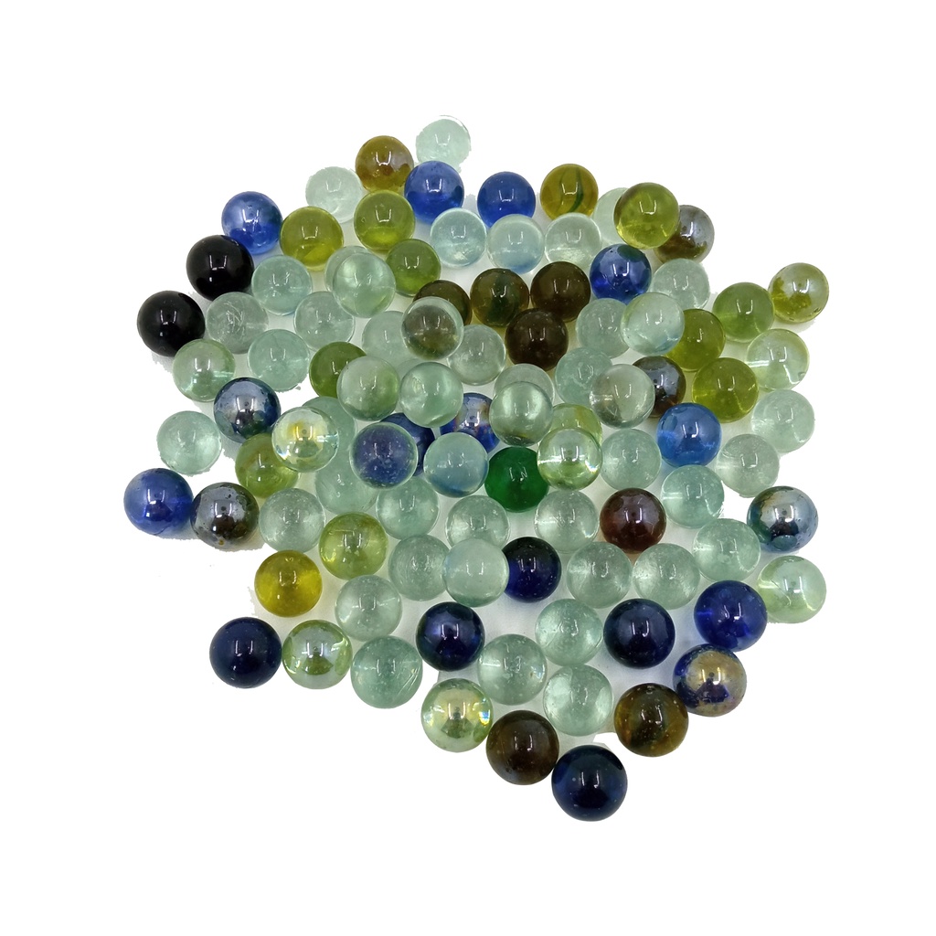 Paket 1 Karung Kelereng Mini Kristal Metalik Mainan Jadul 90an Gundu Guli