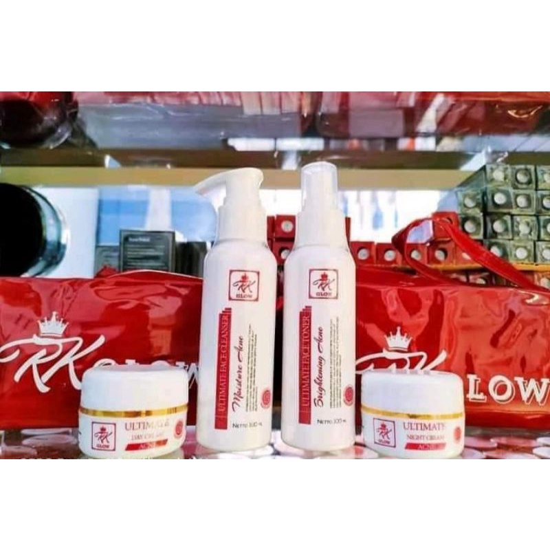 CREAM RK GLOW BPOM PAKET PREMIUM / ACNE