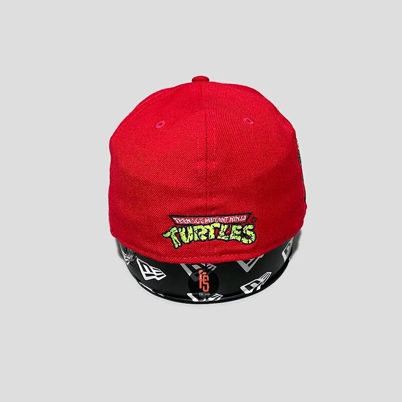 TOPI NEW ERA ORIGINAL 5950 PIZZA TMNT RED GREY