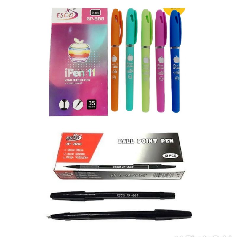 

COD - PEN ESCO - PEN ESCO GP 888 / JP 888 / BOX ISI 12 PCS