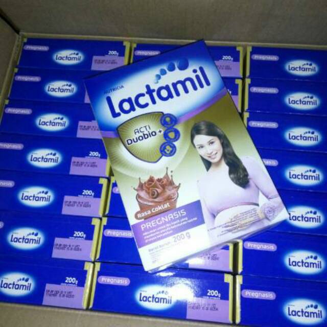 [FLASHSALE][SUPERPROMO][TERMURAH]exp.JUNI 2024.Lactamil Pregnasis Acti Duobio. VANILA 200gr Susu Ham