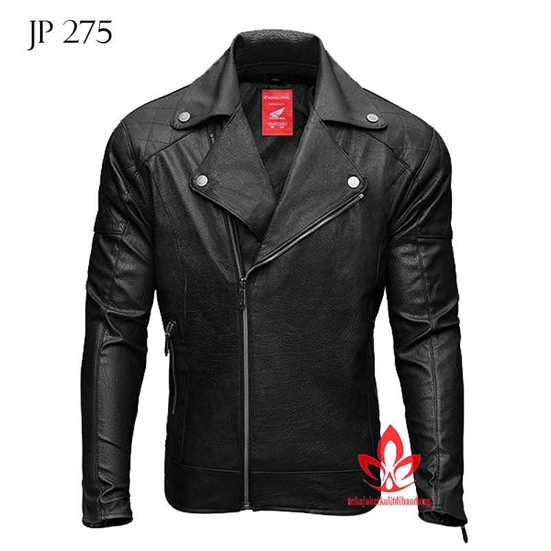 (COD) Jaket Semi Super Kulit Pria Premium Rock Jaket - JP 275