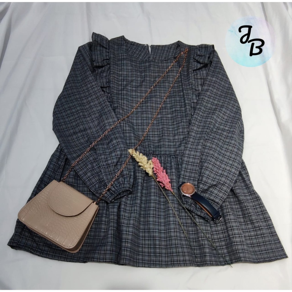 JB CIRELEA BLOUSE - BLOUSE MUTHIA / BLOUSE CIRELEA (LD 96 PJ 60)-Kotak Abu