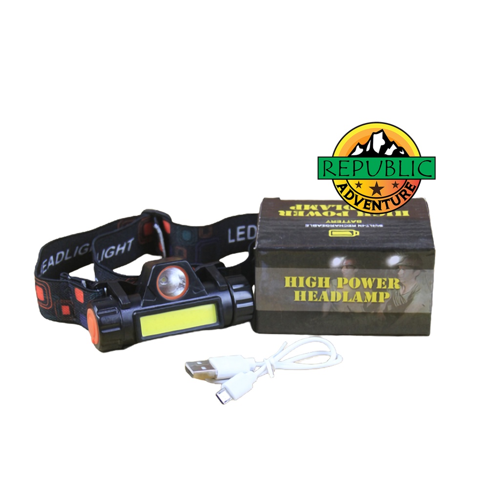 Senter Kepala LED | Headlamp Camping | Senter Kepala Charger | Headlamp Charger t.2-3