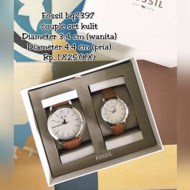 Fossil Watch bq2397 couple set