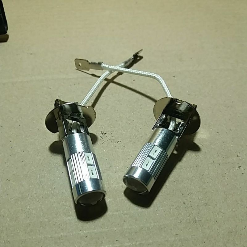Lampu kabut led H3 atau lampu foglamp H3 tegangan10-30vac warna putih
