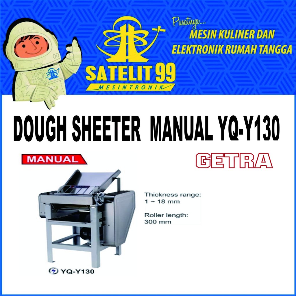 DOUGH SHEETER MANUAL GETRA YQY-130