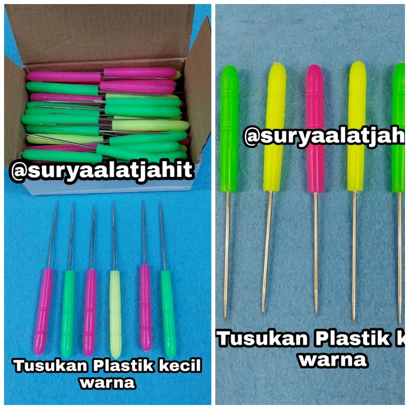 Tusukan/jarak Plastik kecil warna =rp.1.800/1pcs