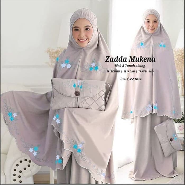 New Arrival    Mukena zadda Brown
