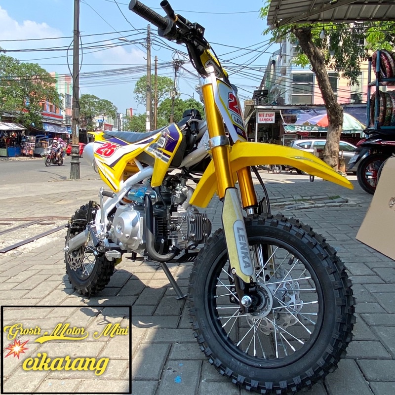 MOTOR MINI TRAIL 110CC LENKA RING 12-10 MESIN 4TAK