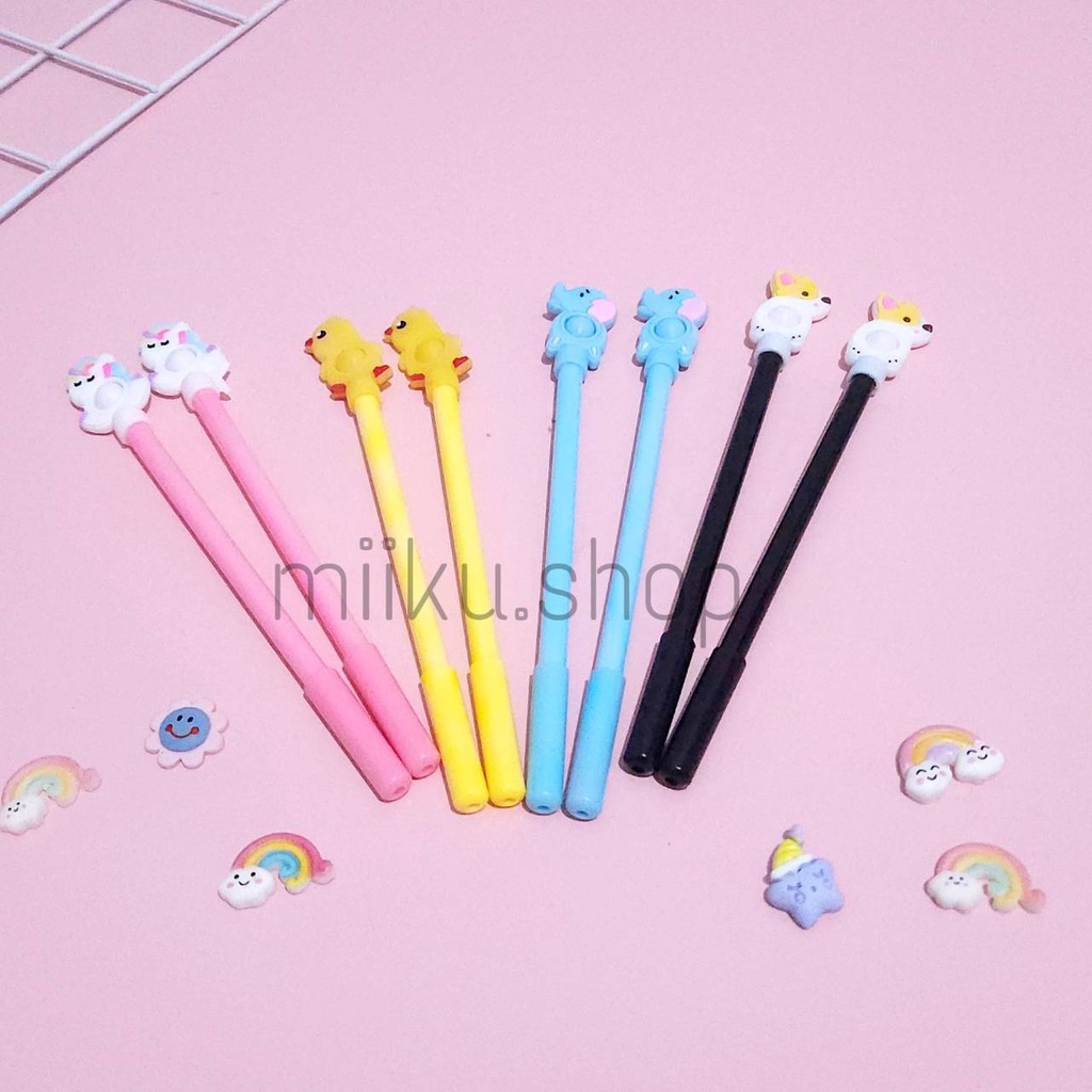 

PULPEN POP IT ANIMAL LUCU UNICORN / GAJAH / BEBEK / DOG