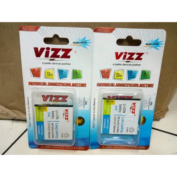 Battery Batre Baterai Vizz Advan S4K Advan Star Mini Double Power Ori