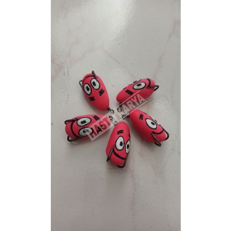 sf soft frog mini UL patrick star edition lure geol wtd casting gabus toman murah killer