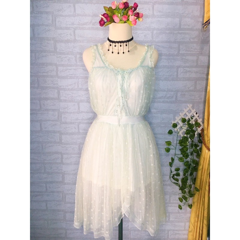 Liz Lisa Dress Mewah Cantik motif Bunga