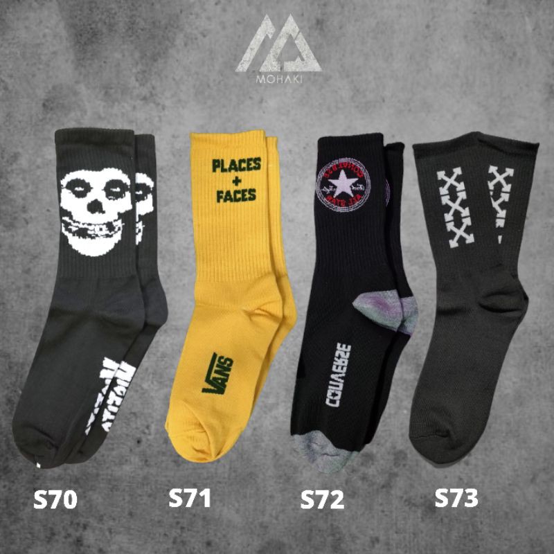 GROSIR KAOS KAKI OLDSCHOOL BEBAS PILIH MOTIF | KAOS KAKI SKATE | KAOS KAKI PRIA | MOHAKI SOCKS-8