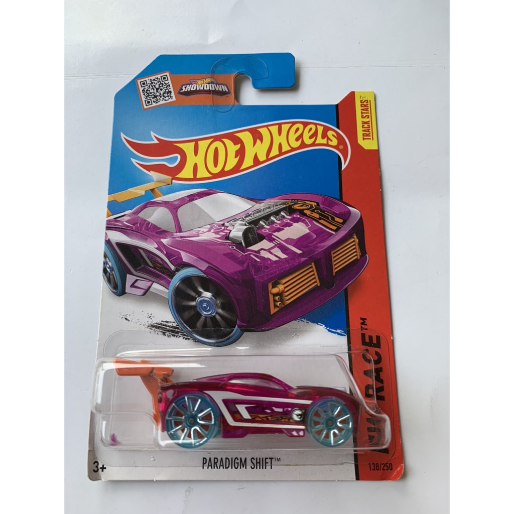 HOT WHEELS HOTWHEELS PARADIGM SHIFT PINK TRACK STARS TREASURE HUNT DIECAST MOBIL BALAP LANGKA MURAH