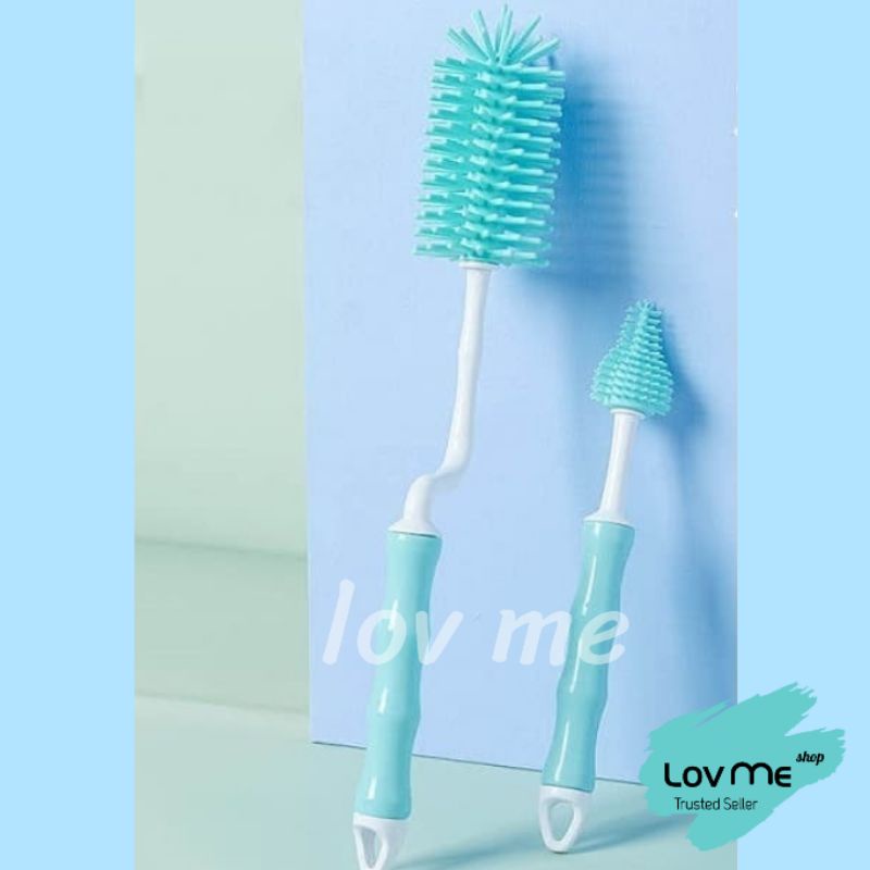 lov me❤️ Kuru Sikat Botol Silicone | Sikat Botol| Sikat dot|sikat sedotan