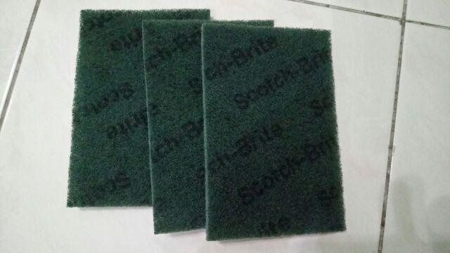 Sabut Cuci Piring Hijau Isi 3 Pcs