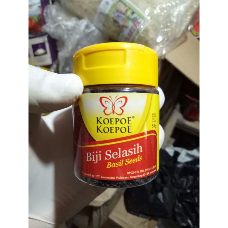 

Biji Selasih Koepoe Koepoe 50gr