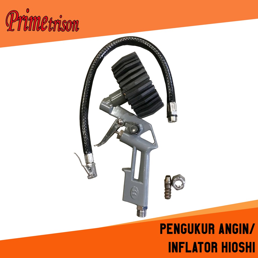 Inflator Hioshi Pressure Gauge