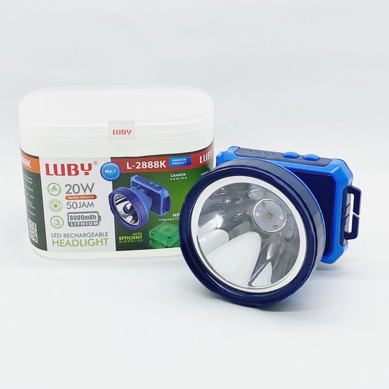 Senter Kepala Merk Luby L-2888K Cahaya Kuning