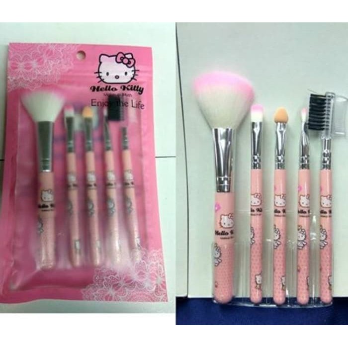 [KEMASAN PLASTIK] Kitty brush 5pc