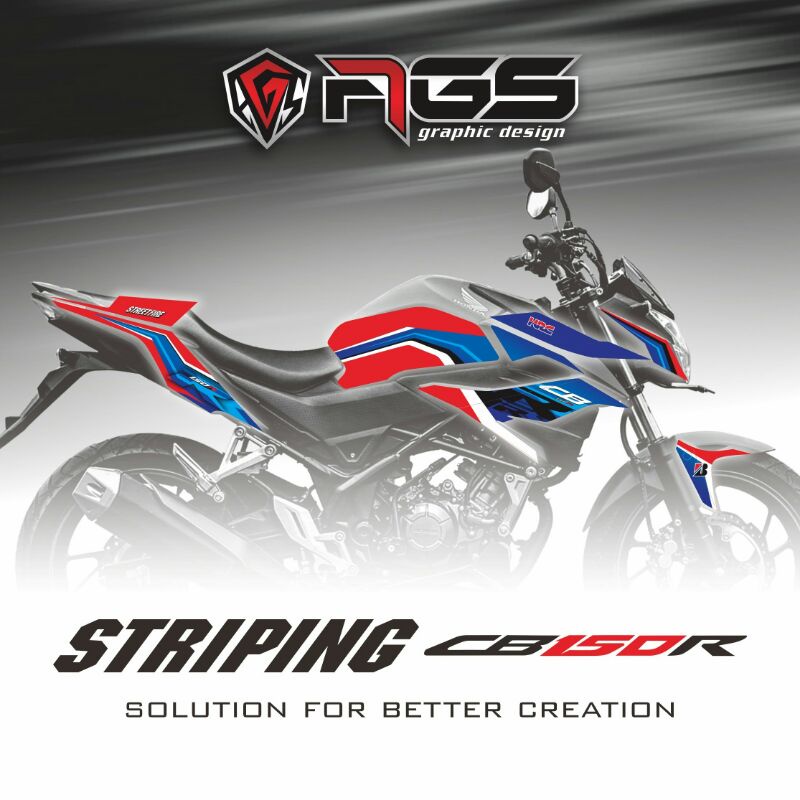 striping cb150r HRC - Decal stiker cb150r - stiker variasi cb150r - Decal keren cb150r
