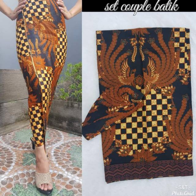 Set couple kamen saput+udeng batik
