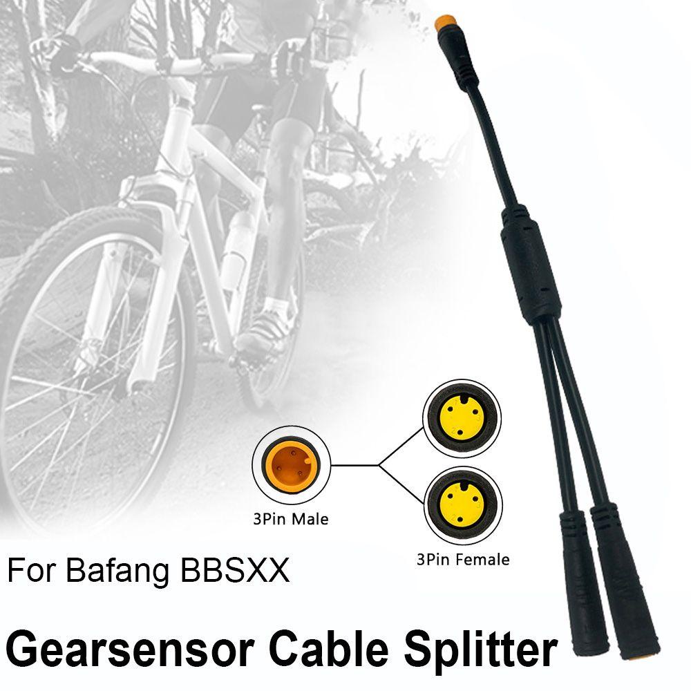 R-FLOWER Gearsensor Kabel Splitter Refitting Bagian Sepeda Listrik Skuter Laki-Laki Perempuan E-bike Mid Drive Motor