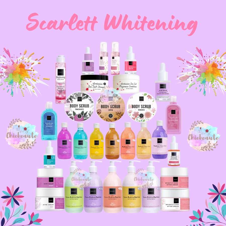 SCARLET / HB / FASIALWASH SEMUA ADA DIISNI