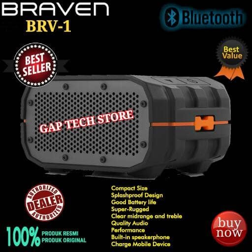 Braven BRV1 / BRV 1 Professional Portable Bluetooth Speaker Original