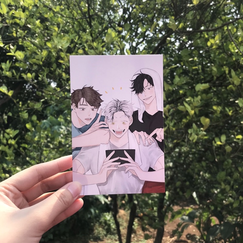 Haikyuu Fanmerch Postcard & Sticker