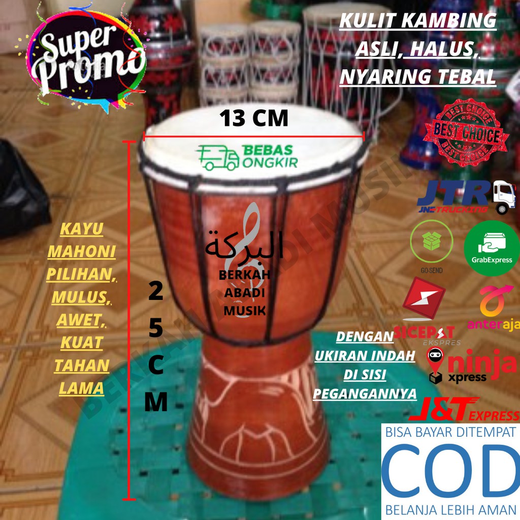 JIMBE 25 CMJIMBE MINI JIMBE KECIL JIMBE ANAK ANAK JIMBE 25CM JIMBE UKURAN 25CM JIMBE ALAT MUSIK gend