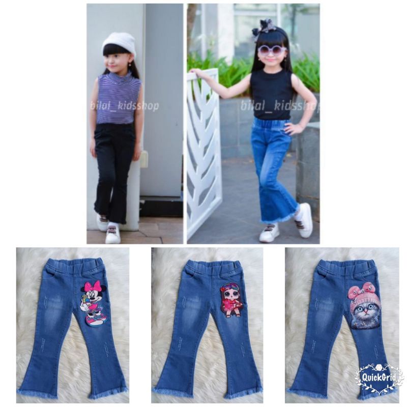 CELANA JEANS LED (NYALA)/CELANA CUTBRAY LED/CELANA JEANS ANAK