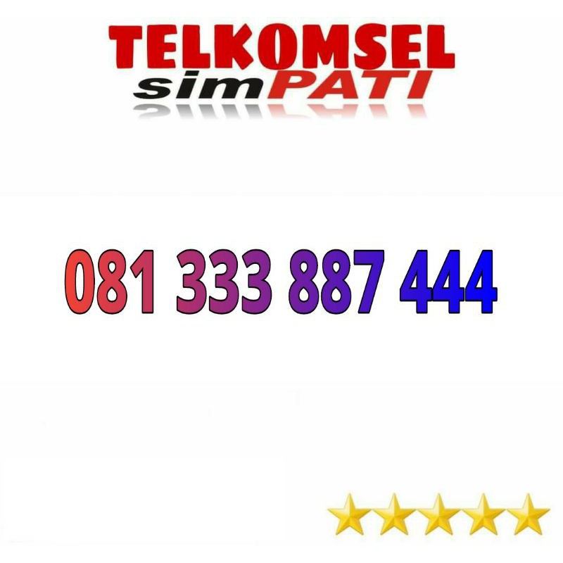 nomor cantik telkomsel simpati 333 xxx 444