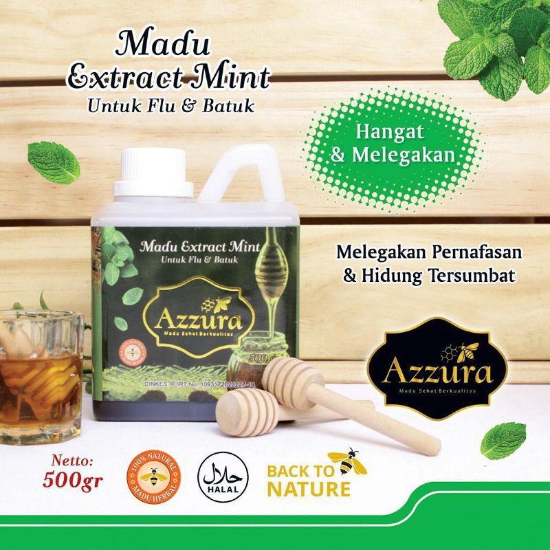 

Madu Azzura Madu Extract Mint 500gr