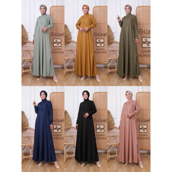 Gamis Humaira Gamis Polos original By guzel