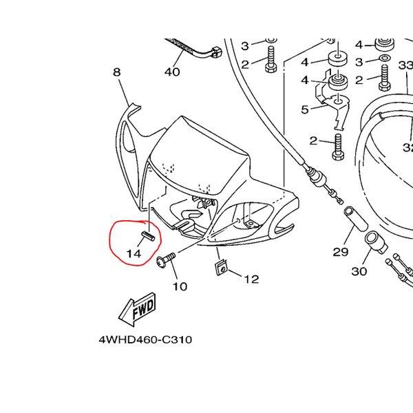 Terpopuler Harga Satuan Karet Damper Lampu Depan Head Lamp Yamaha Alfa. Champ. F1Zr Fizr. F1Z. Crypt
