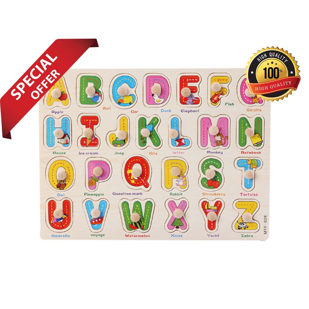 Mainan Alphabet Bahasa Inggris Edukatif Alfabet Numerik Lucu