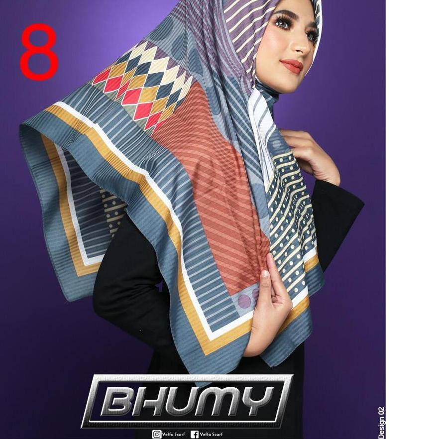 ☆ Hijab Segiempat BHUMY by Yeffa Scarf Segi empat ♞