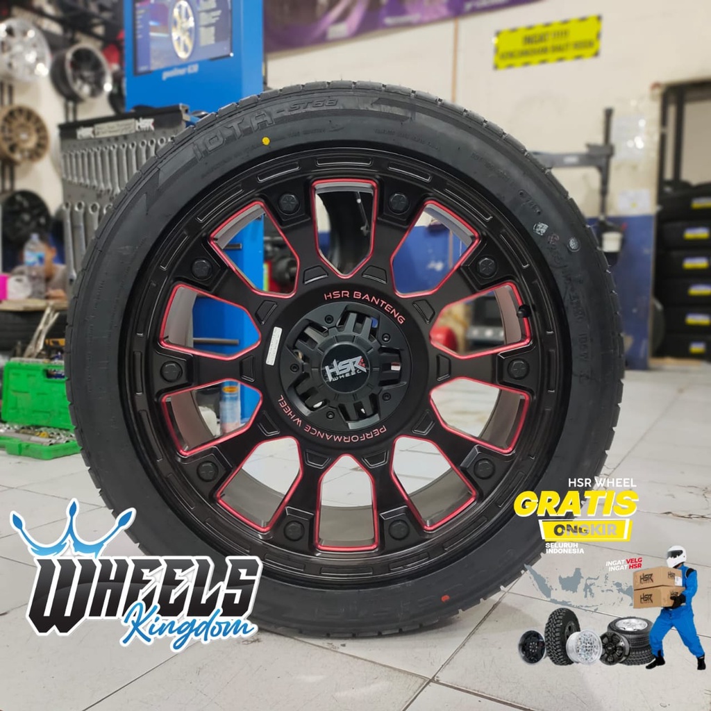 Velg ring 20 paket ban accelera pnp velg pajero fortuner