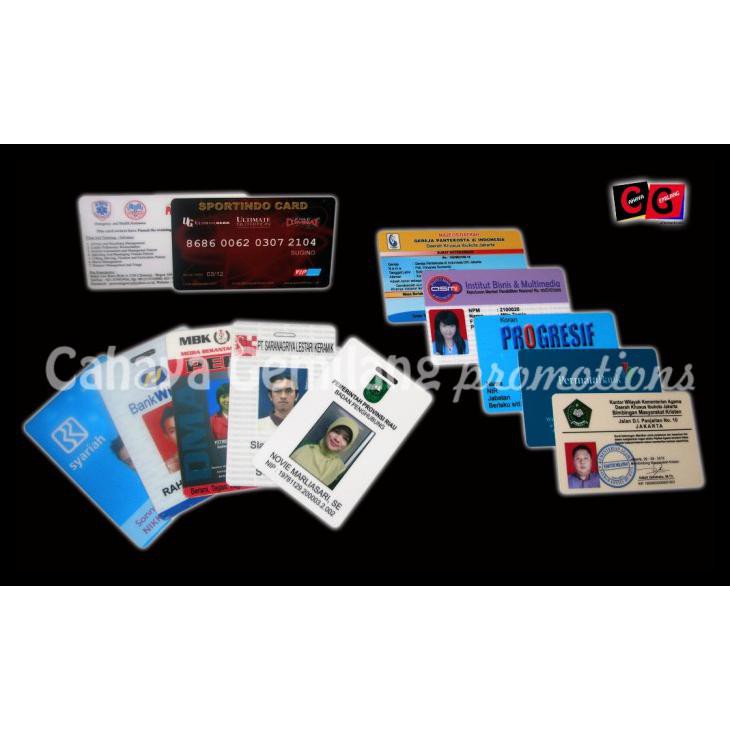 Jual Cetak Id Card Plastic Card Pvc Indonesiashopee Indonesia 8542