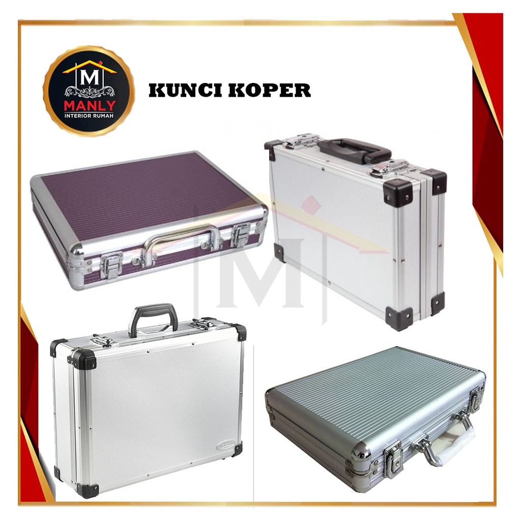 Kunci Koper Lock / Kunci Pengait box 6123 + Lock &amp; 6184 / kuncian koper / gembok tas murah