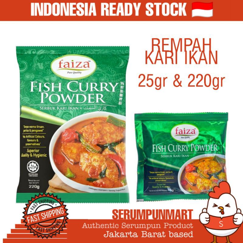 

READY STOCK Bumbu Kari Ikan Faiza Malaysia