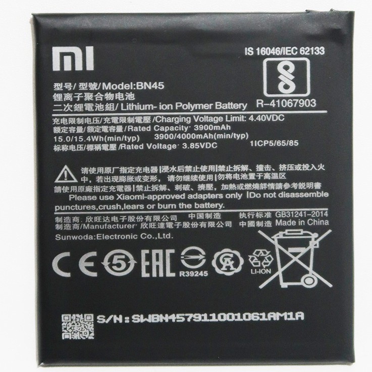 XIAOMI BATRE BN SERIES ORIGINAL BN 30/31/34/35/36/37/40/41/42/43/44/45/46/47/48 ALL TYPE