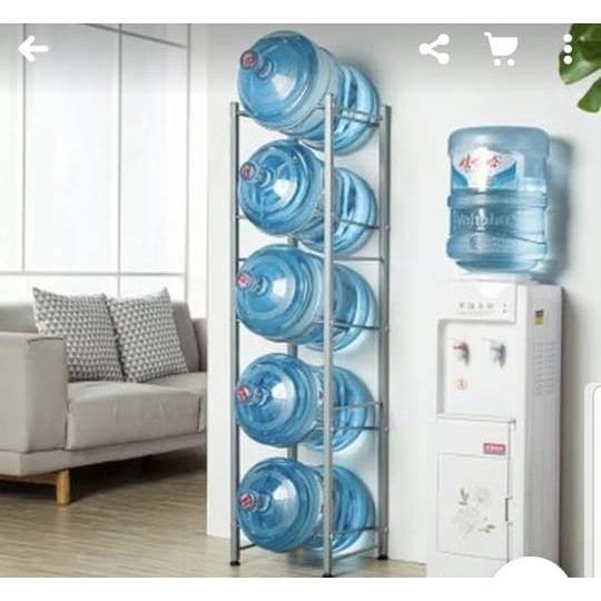 Rak Galon Aqua 5 Susun Rapi Dan Hemat Tempat