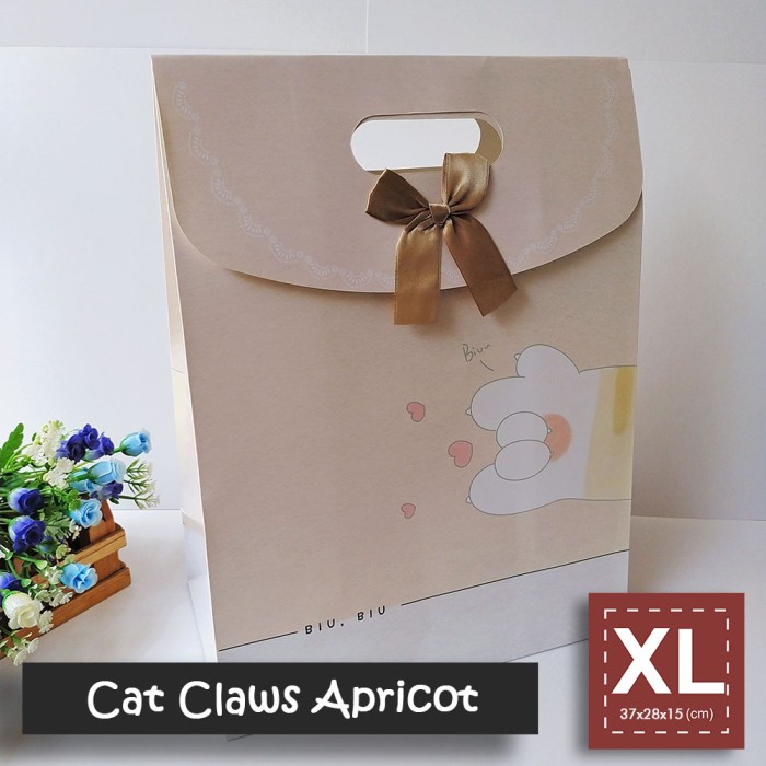 

Paper Bag Motif Ukuran XL / Tas Kertas Kado - CAT CLAWS